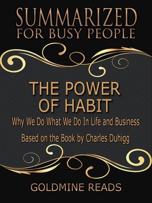 cover image of The Power of Habit--Summarized for Busy People